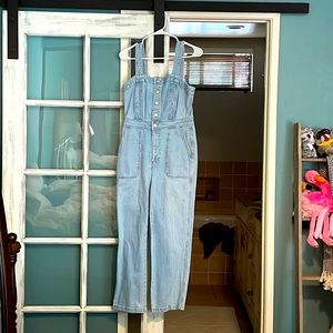 Madewell denim jumpsuit